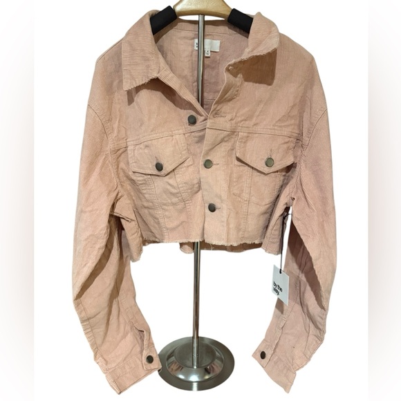 by the way. Jackets & Blazers - by the way. Blush Corduroy cropped Jacket